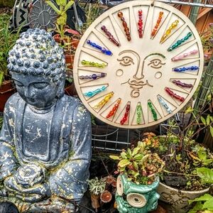 Hand Crafted wood sun catcher